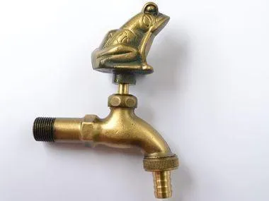 Frog Ornamental Brass Garden Tap