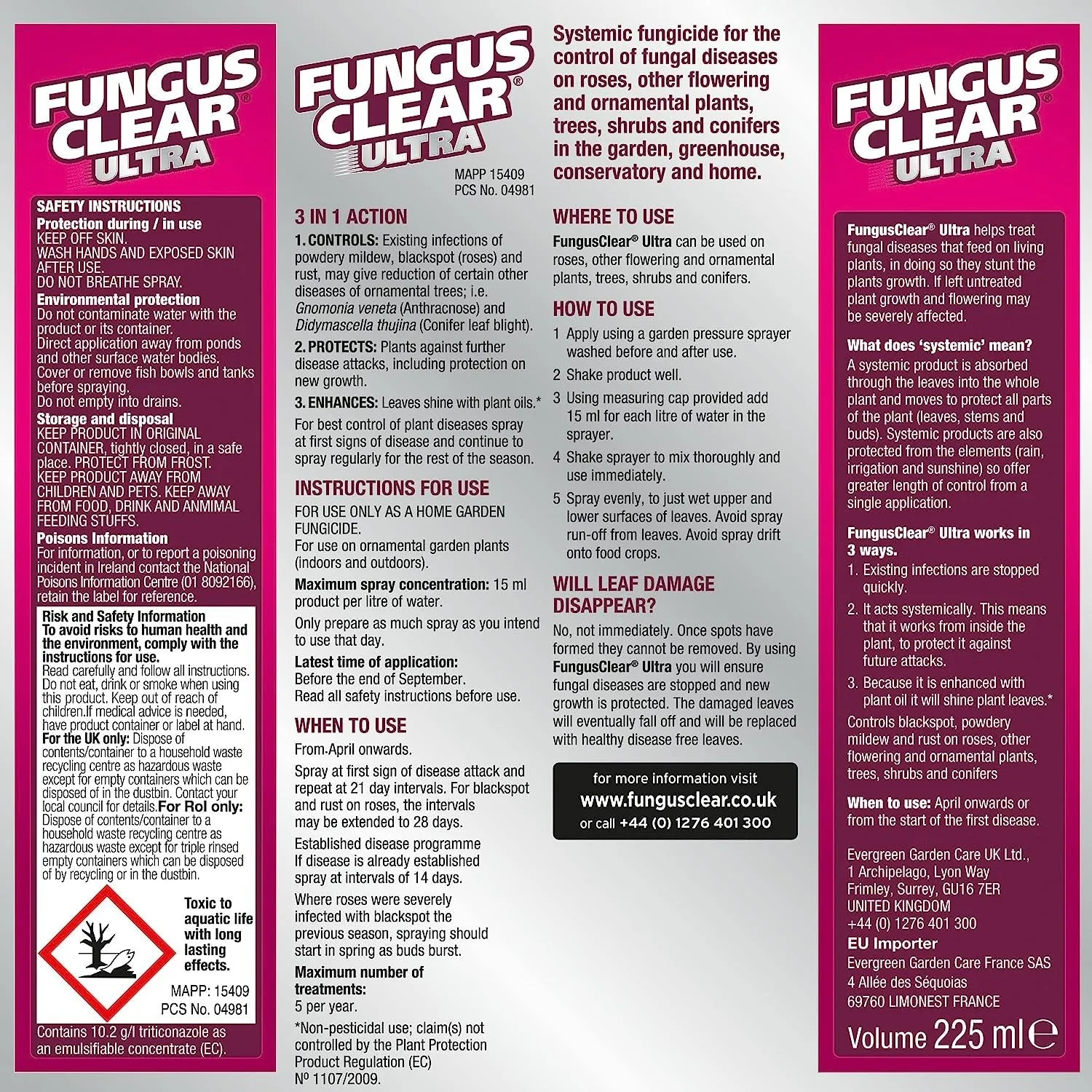 FungusClear Ultra 225ml