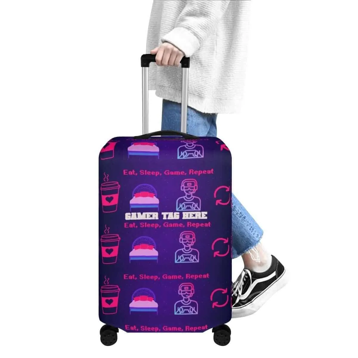 Game On Travel Personalized Luggage Cover