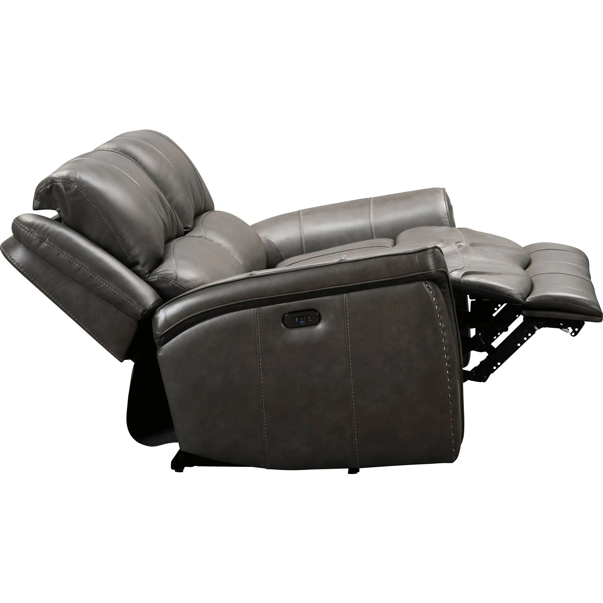 Gaspar Power Reclining Loveseat with Adjustable Headrest