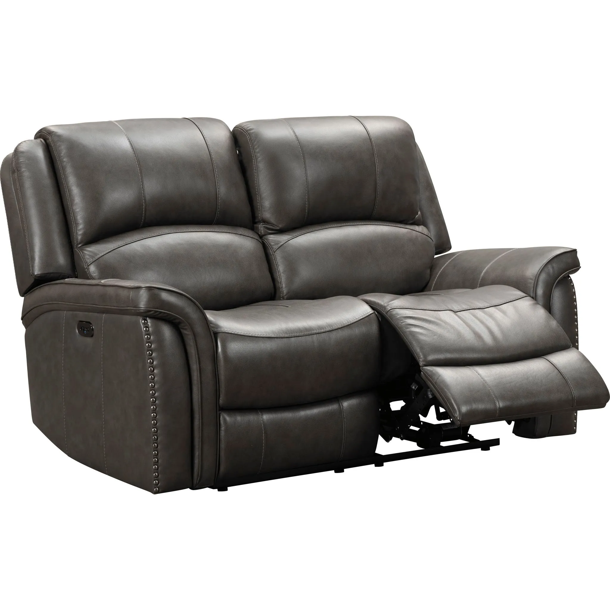 Gaspar Power Reclining Loveseat with Adjustable Headrest