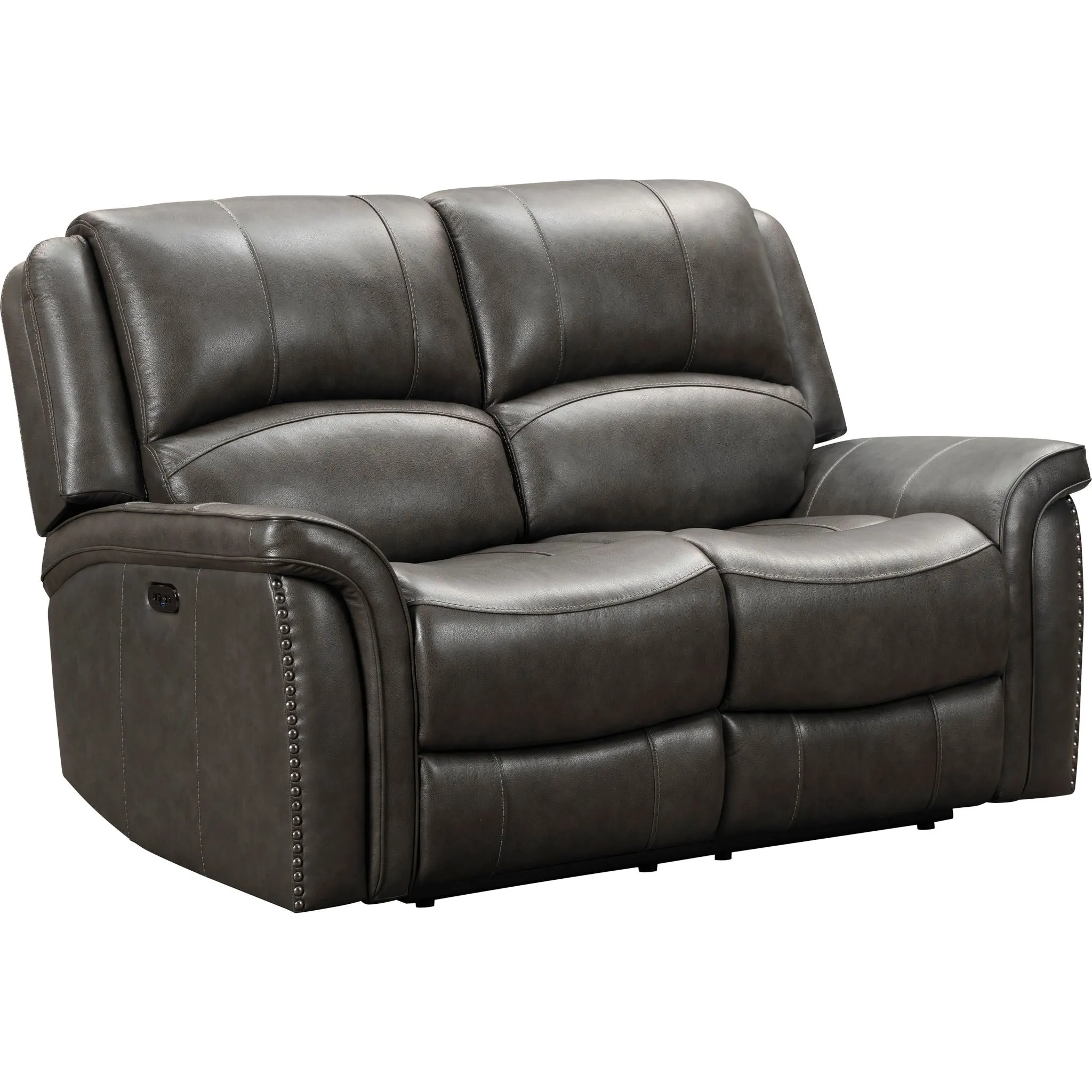 Gaspar Power Reclining Loveseat with Adjustable Headrest