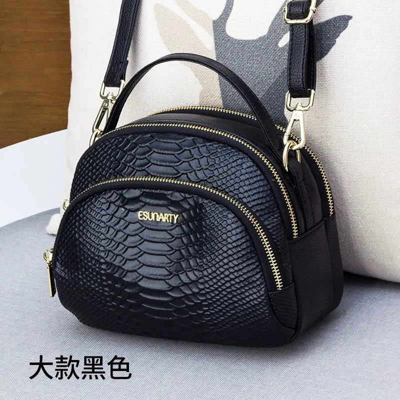 Genuine Leather Shoulder Bag Crossbody Bag