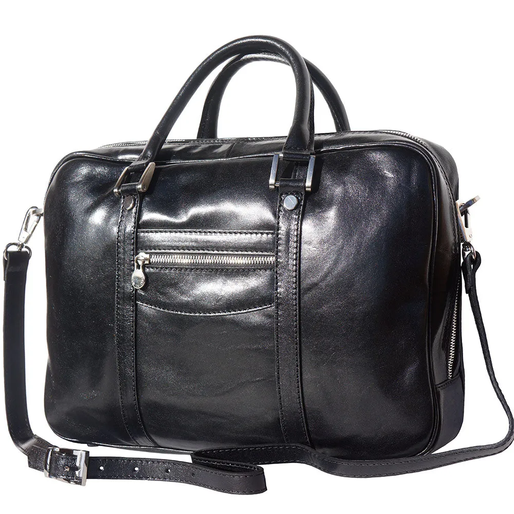 Gianpaolo leather briefcase