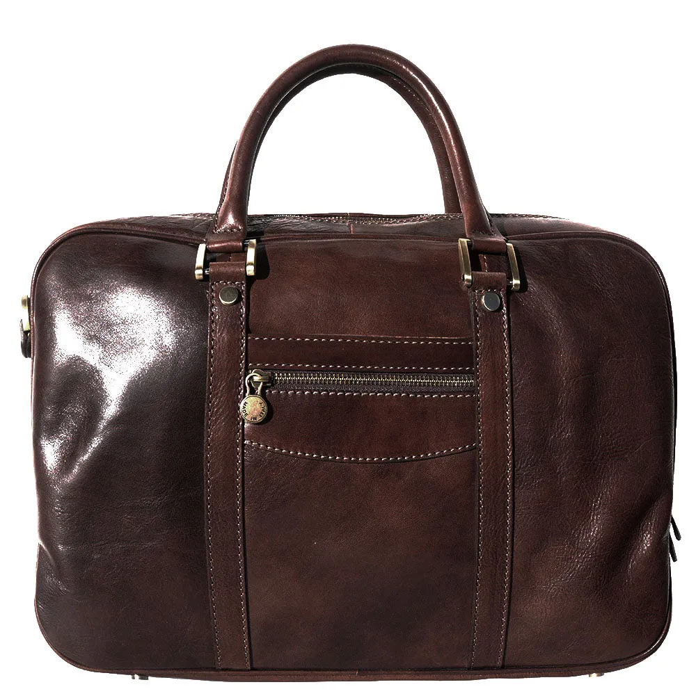 Gianpaolo leather briefcase