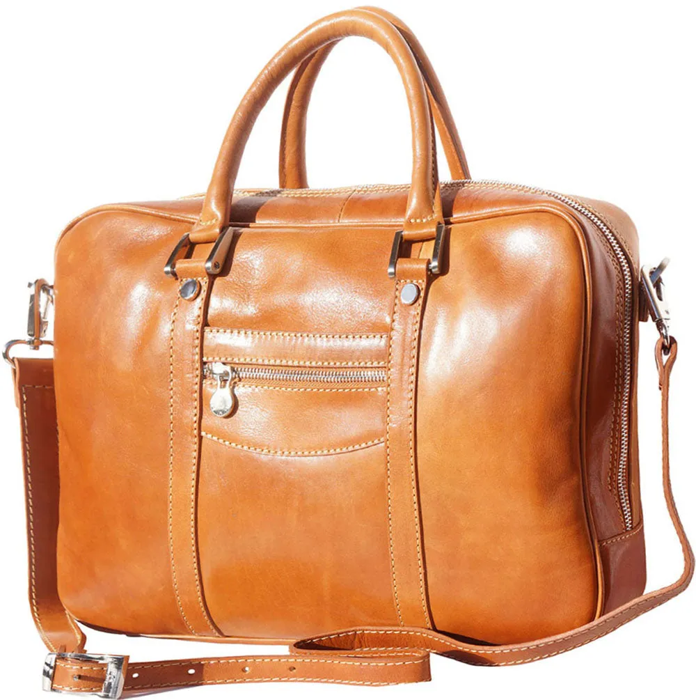 Gianpaolo leather briefcase