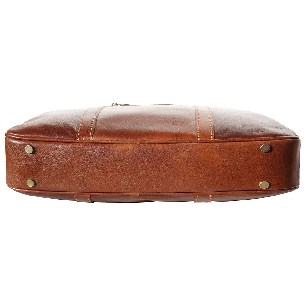 Gianpaolo leather briefcase