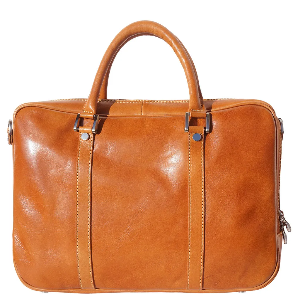 Gianpaolo leather briefcase