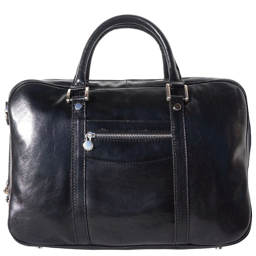 Gianpaolo leather briefcase