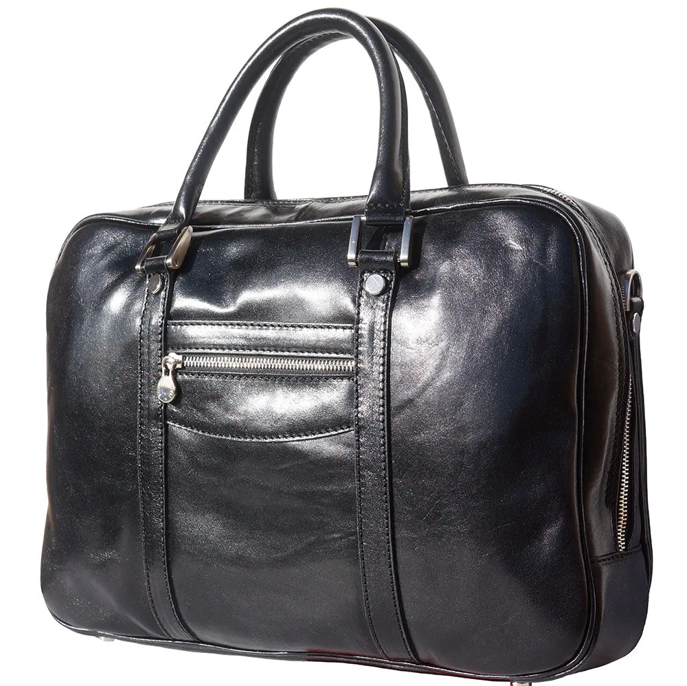 Gianpaolo leather briefcase
