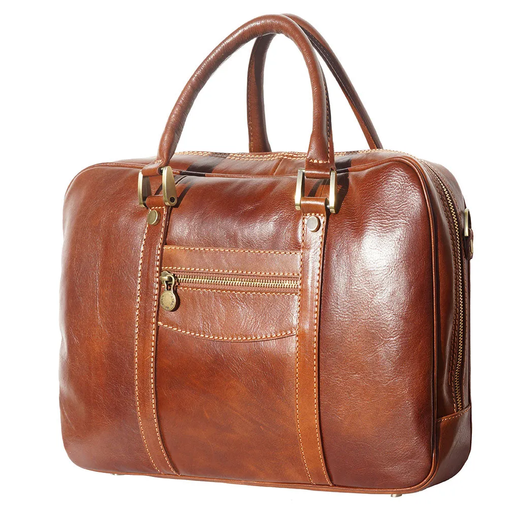 Gianpaolo leather briefcase