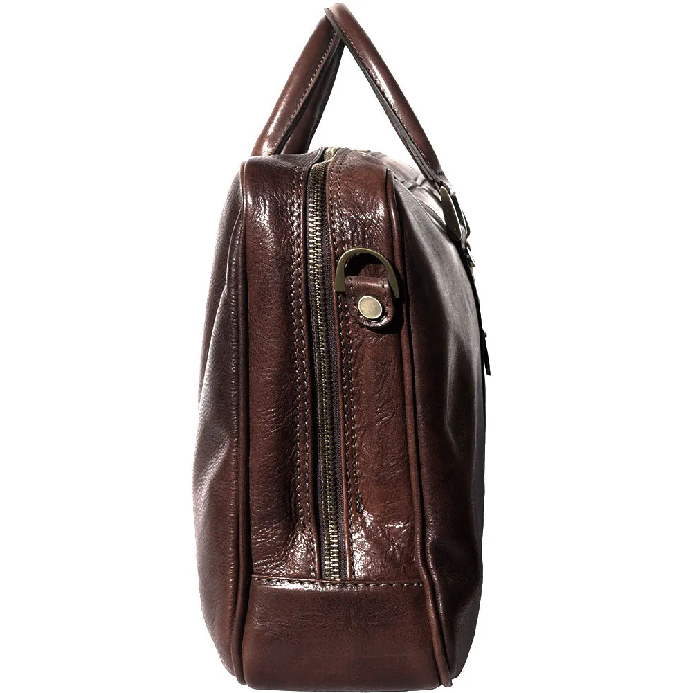 Gianpaolo leather briefcase