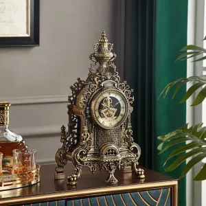Grand Versales Luxurious Vintage Shambord Clock