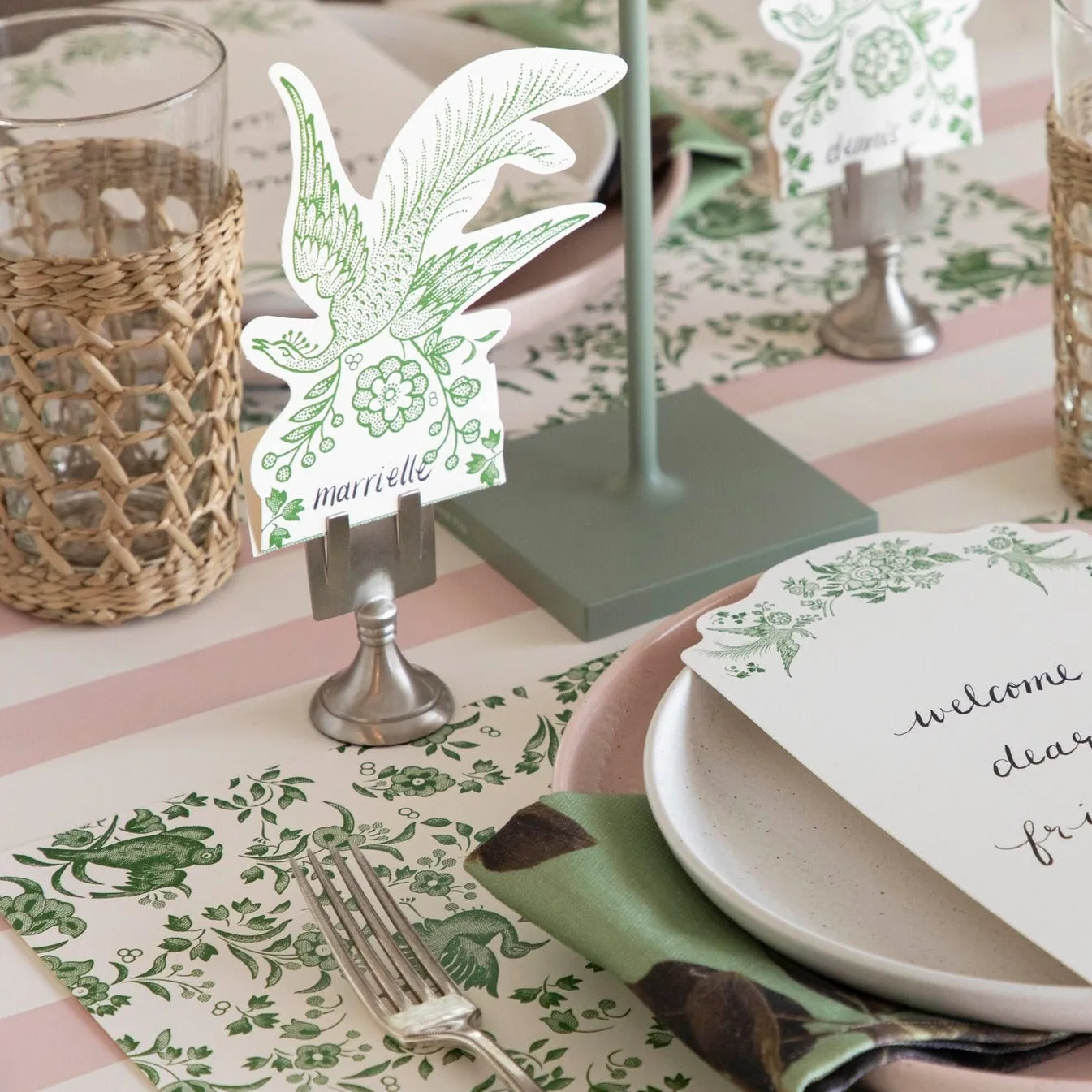 Green Regal Peacock Placemat