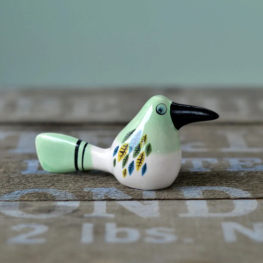Handmade Ceramic Baby Bird Ornament