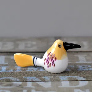 Handmade Ceramic Baby Bird Ornament