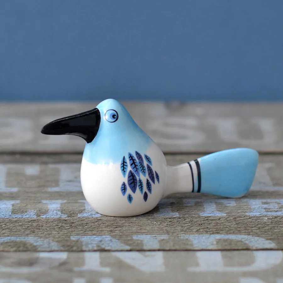 Handmade Ceramic Baby Bird Ornament