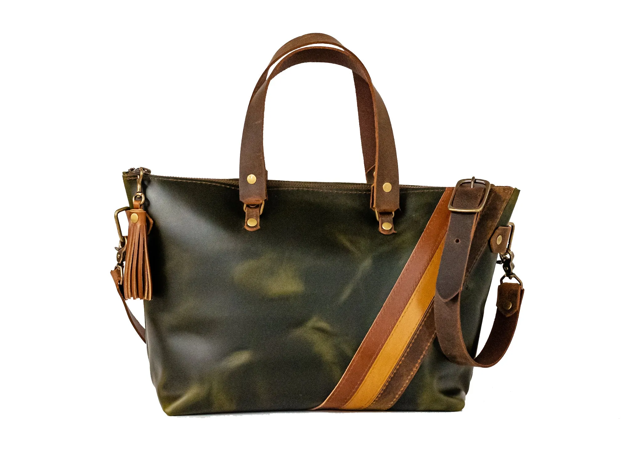 Handmade Leather Purse | Leather Tote Bag | The 70's Bowler Bag