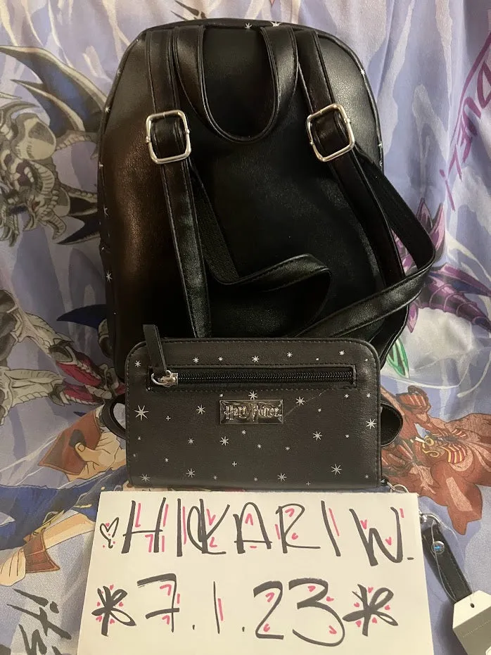 Harry Potter Mini Backpack Wallet Set Hogwarts Is My Home Constellation Bioworld