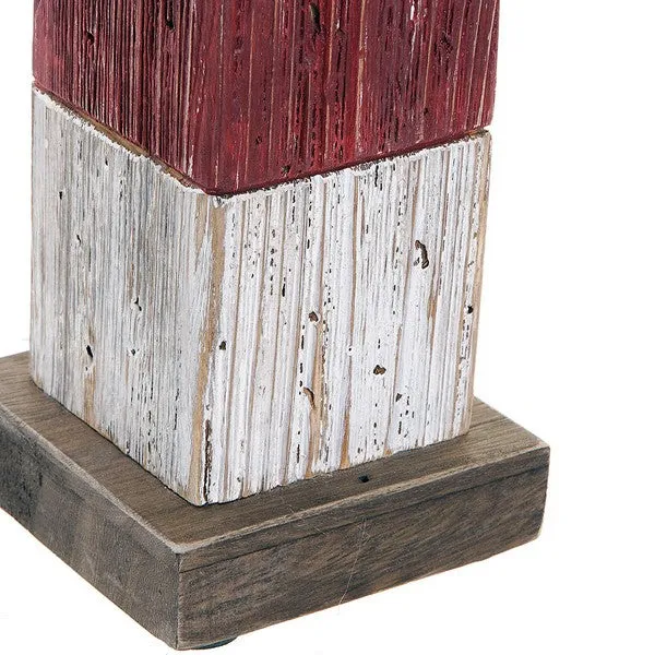 Headlight Dekodonia Ornamental Sailor Metal Paolownia wood (10 x 10 x 42 cm)