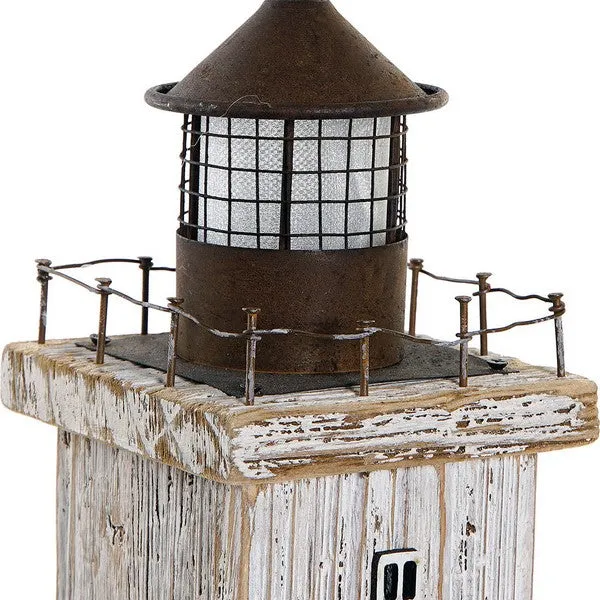 Headlight Dekodonia Ornamental Sailor Metal Paolownia wood (10 x 10 x 42 cm)