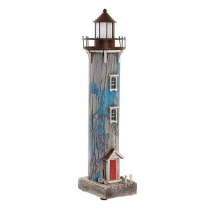 Headlight Dekodonia Ornamental Sailor Wood Metal (10 x 8 x 37 cm)