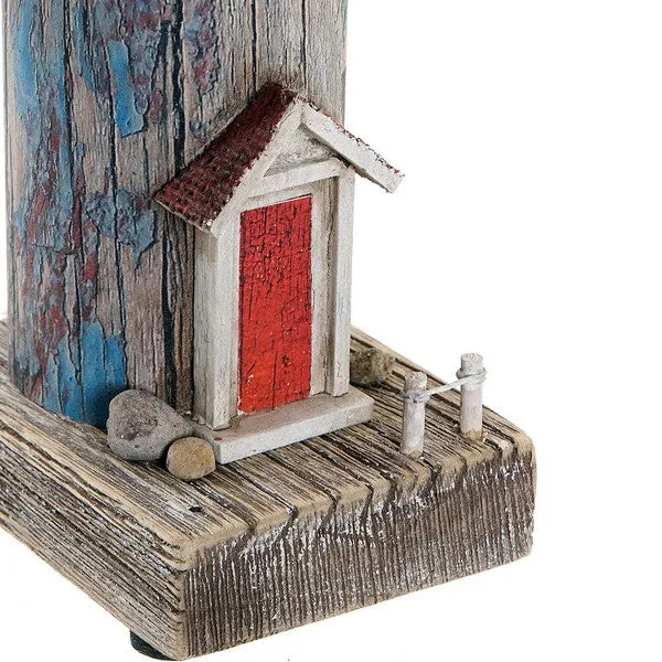Headlight Dekodonia Ornamental Sailor Wood Metal (10 x 8 x 37 cm)