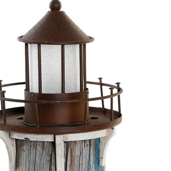 Headlight Dekodonia Ornamental Sailor Wood Metal (10 x 8 x 37 cm)