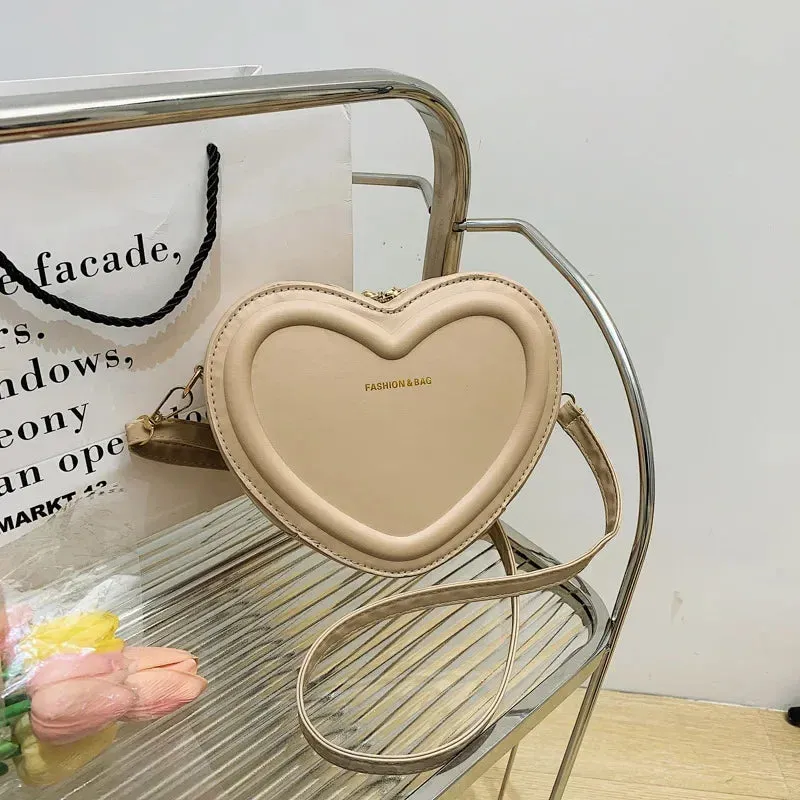 Heart-shaped Lovely Shoulder Bag