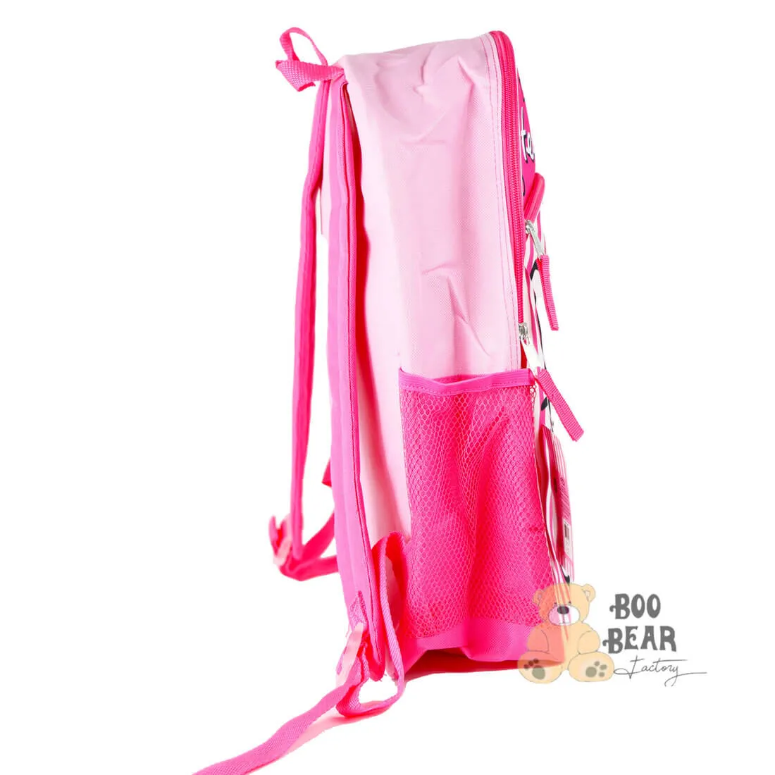 Hello Kitty Bows and Stripes Backpack with One Front Pocket Pink | Boo Bear | $29.99