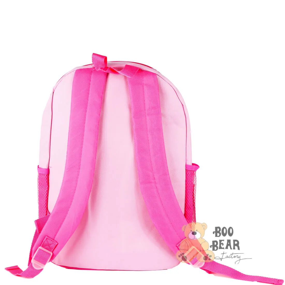 Hello Kitty Bows and Stripes Backpack with One Front Pocket Pink | Boo Bear | $29.99