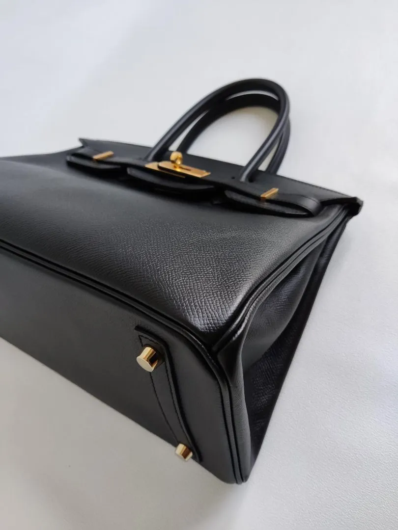 Hermès black epsom Birkin 30 Epsom