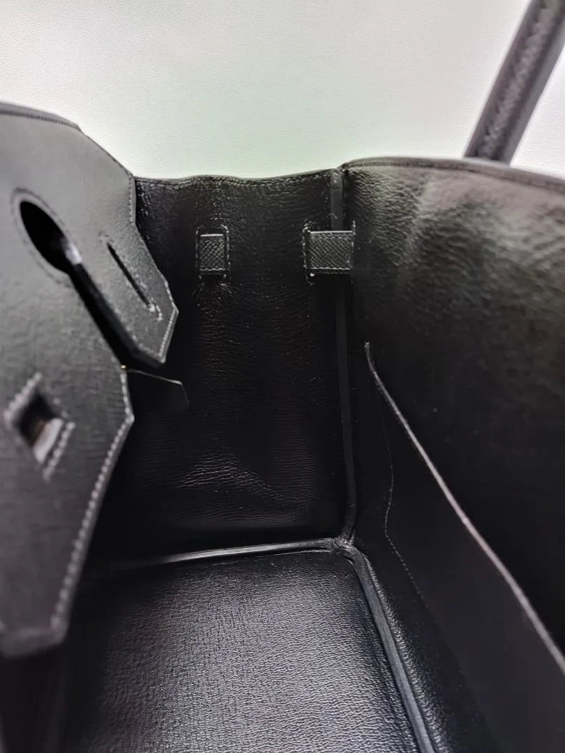 Hermès black epsom Birkin 30 Epsom