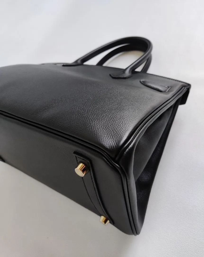Hermès black epsom Birkin 30 Epsom