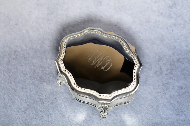Jewelry Box Silver Victorian