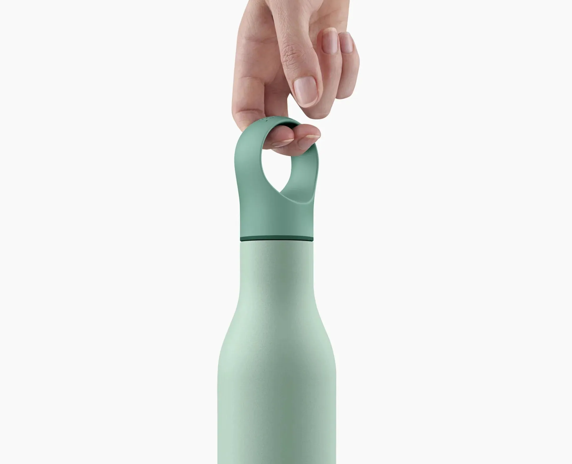 Joseph Joseph Loop™ 500ml Stainless-steel Green Vacuum Insulated Water Bottle