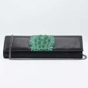 Kate Crocodile Clutch
