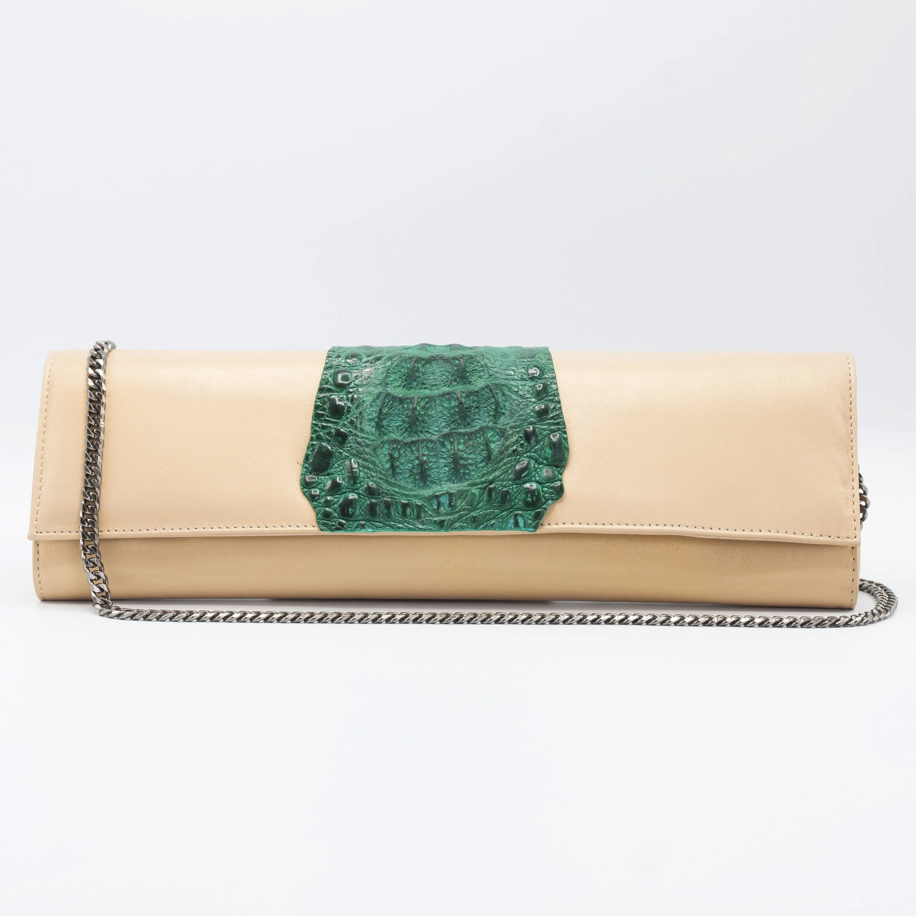 Kate Crocodile Clutch