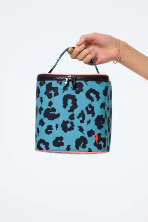 Khaki with Black Leopard Lunch Bag
