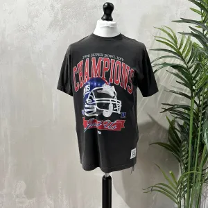 Kith X Giants NFL Superb Tee - S - Vintage Black