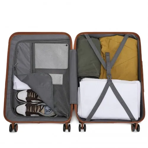 Kono 28 Inch Hard Shell ABS Suitcase with TSA Lock - Navy | Durable Travel Luggage