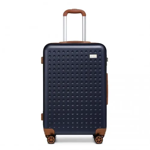 Kono 28 Inch Hard Shell ABS Suitcase with TSA Lock - Navy | Durable Travel Luggage