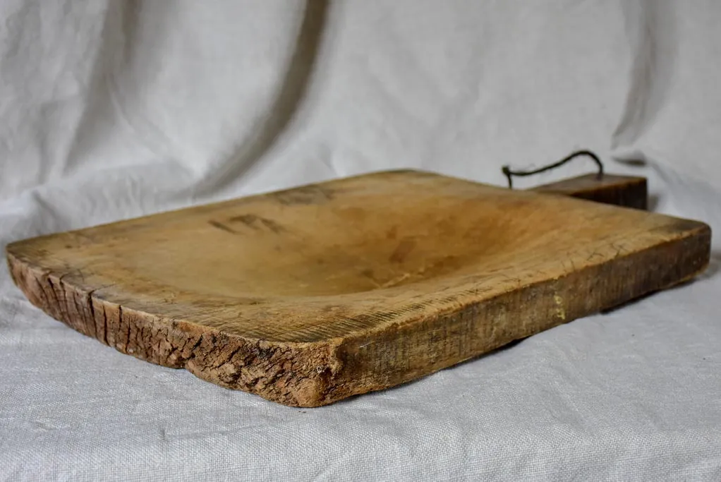 Large rustic worn antique French cutting board