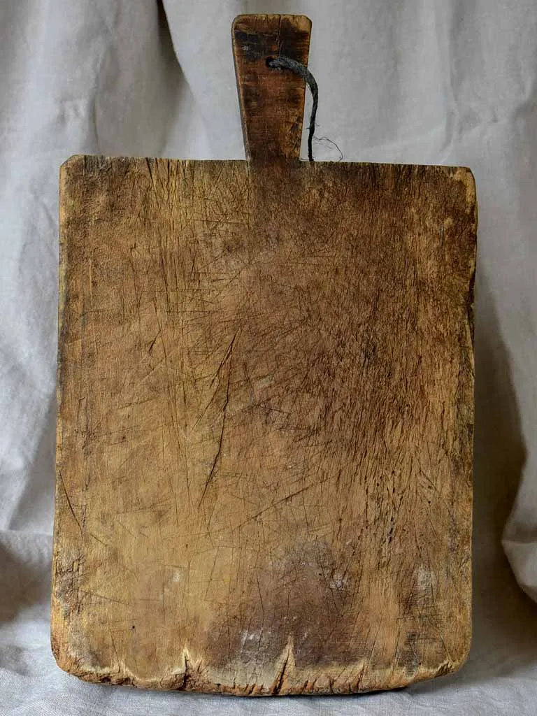 Large rustic worn antique French cutting board