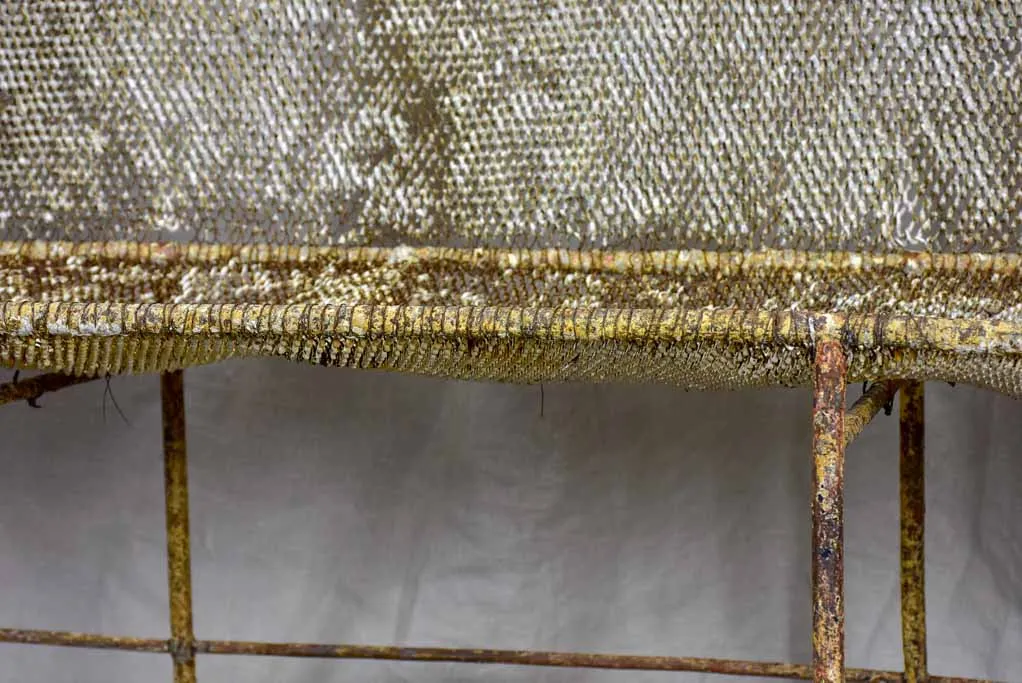 Late 19th Century French garden bench seat