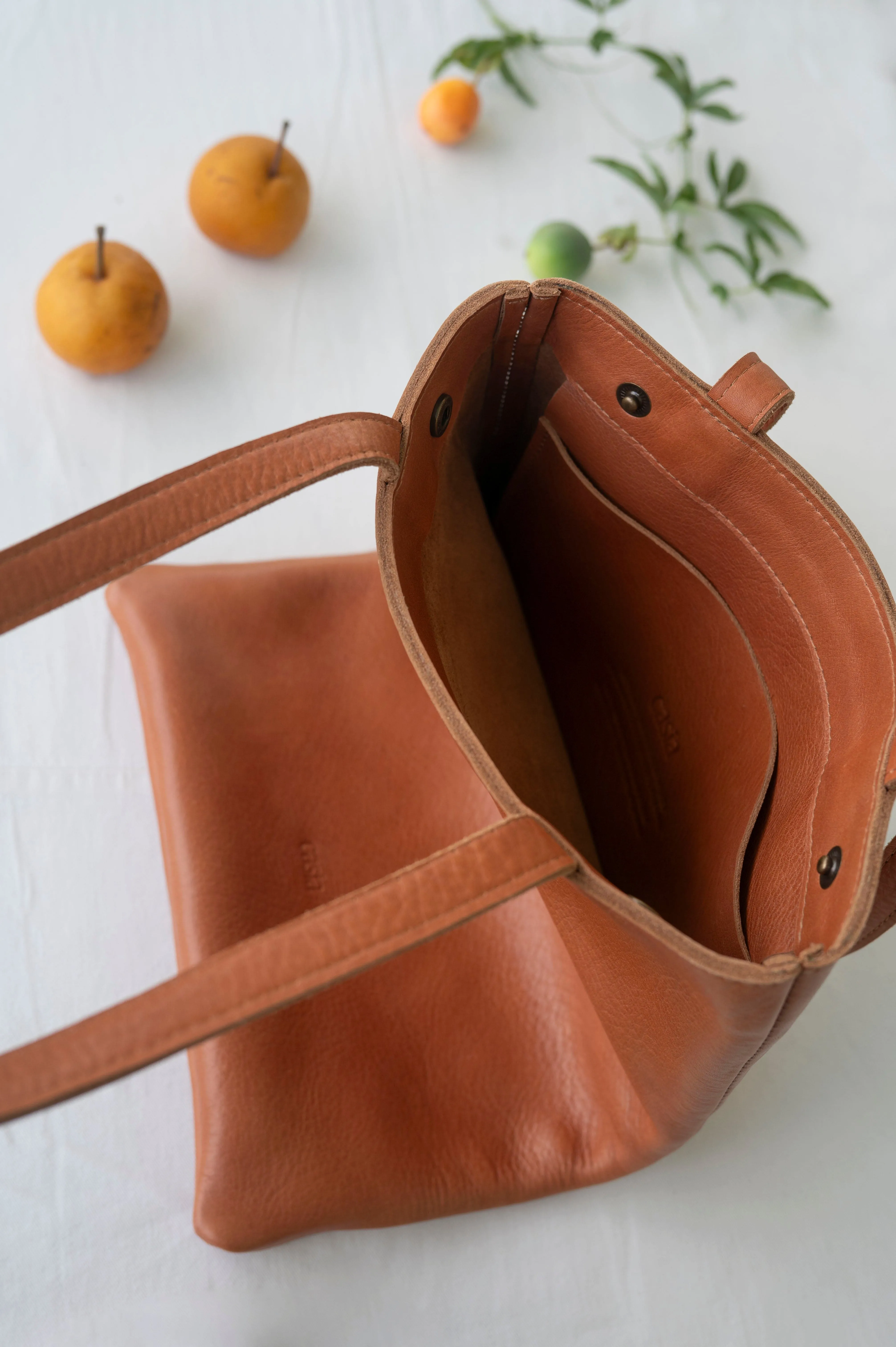 Leather tote bag - Jujuy