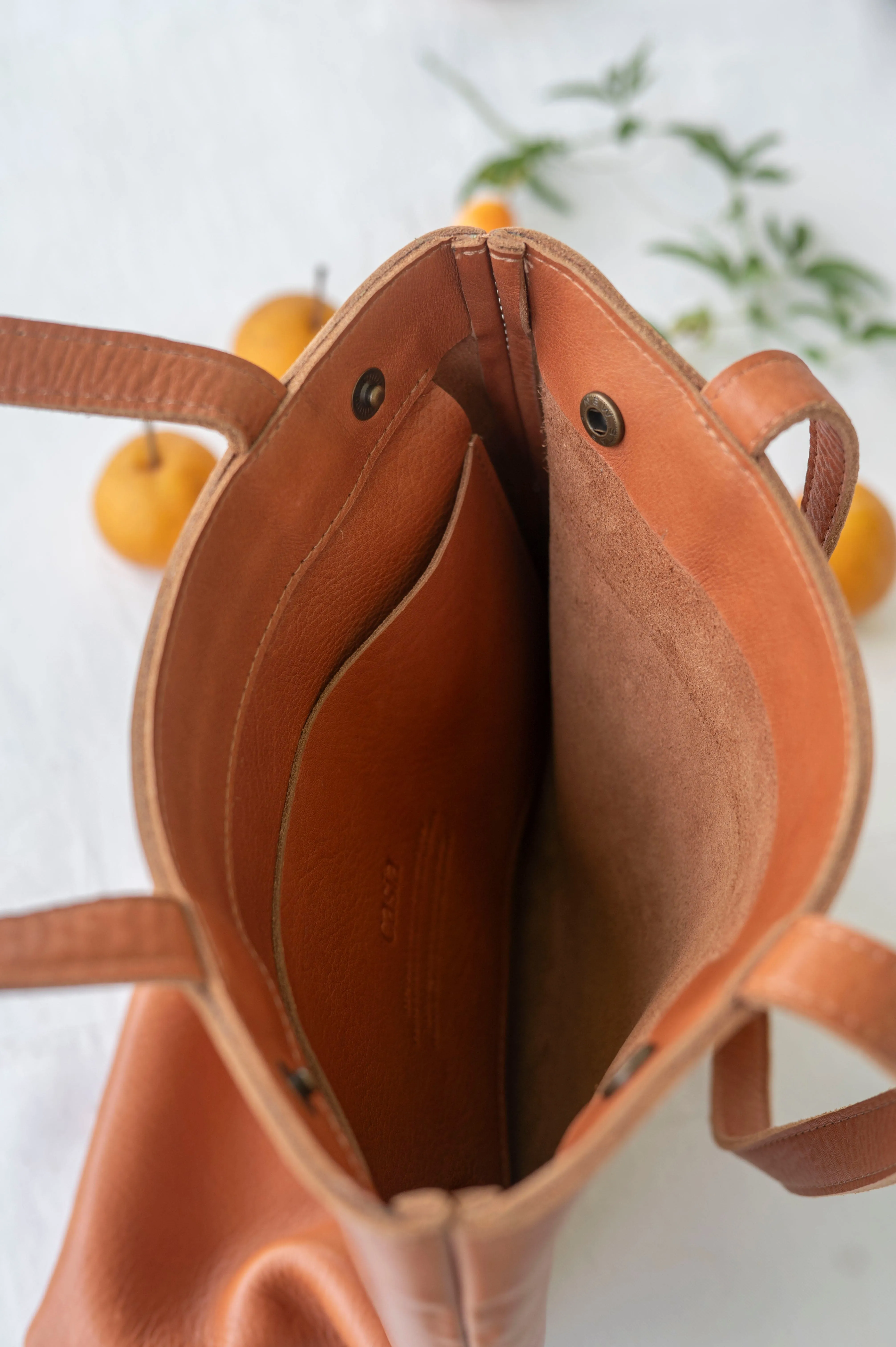 Leather tote bag - Jujuy