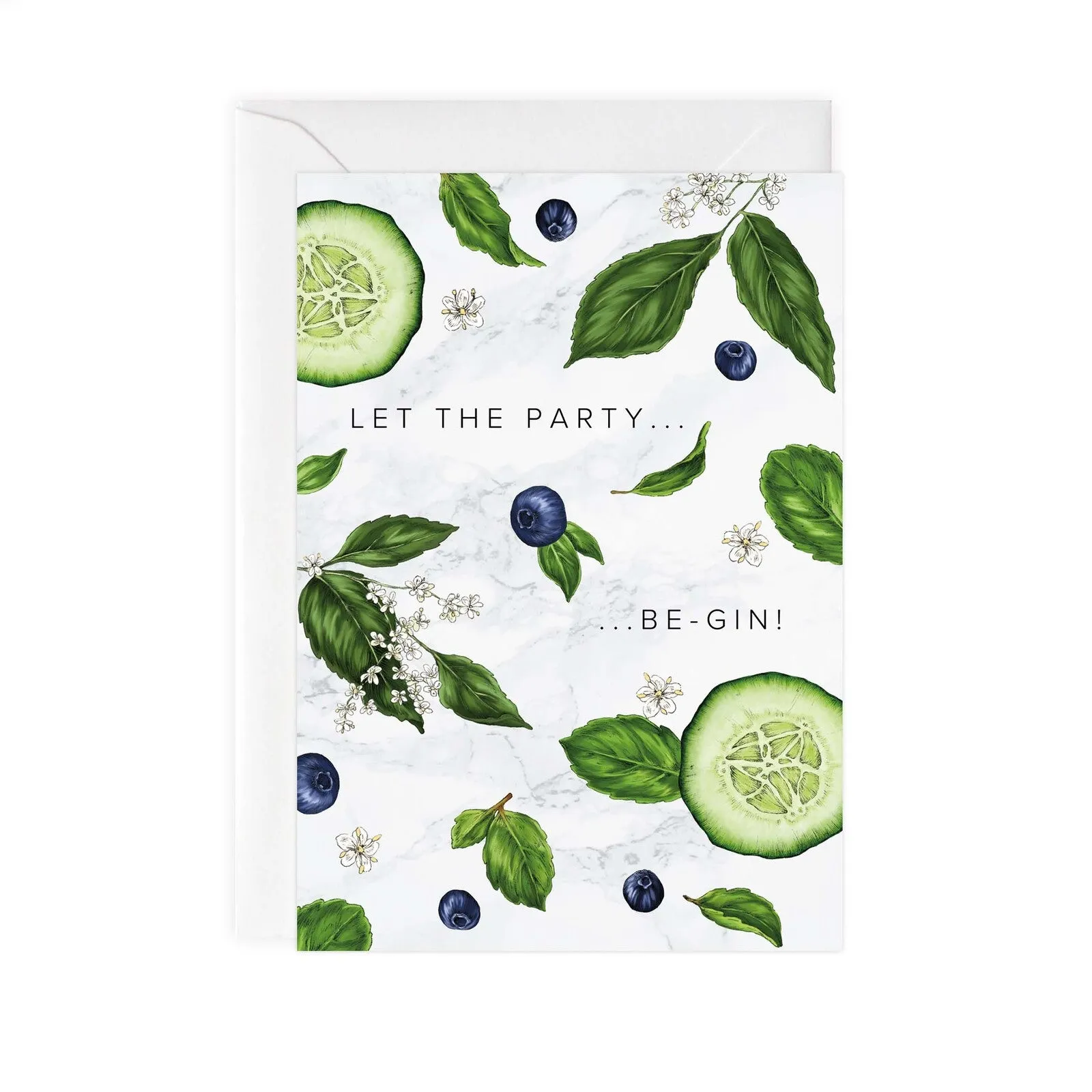 Let the Party Be-Gin Card