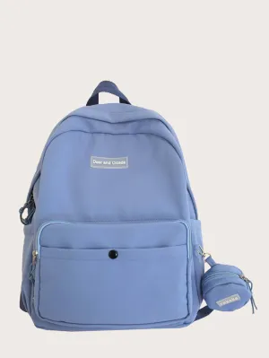 Letter Graphic Classic Backpack