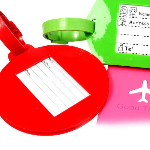 Luggage Suitcase Tag Round